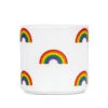 Rainbow Icons On White Ceramic Planter, 4.5" -Hallmark popular shop Rainbow Icons on White Planter 115440 01