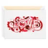 Hallmark With All My Heart Quilled Paper Handmade Love Card -Hallmark popular shop Red Letters Quilled Paper Handmade Romantic Love Card 1299LAD2811 01