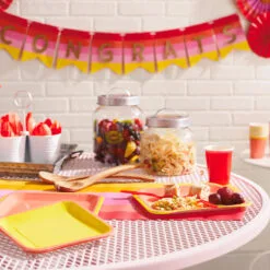 Hallmark Color Pop Party Decor Kit, Warm Ombré Stripe -Hallmark popular shop Red Pink and Yellow Party Supplies Banner Decor 5CLP1015 03