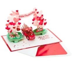 Hallmark Special Delivery 3D Pop-Up Valentine's Day Card -Hallmark popular shop Red Truck With Flowers 3D PopUp Valentines Day Card 1299IAV6066 03