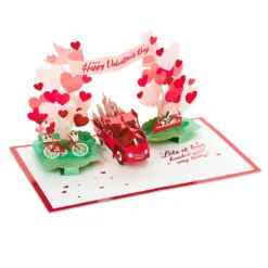 Hallmark Special Delivery 3D Pop-Up Valentine's Day Card -Hallmark popular shop Red Truck With Flowers 3D PopUp Valentines Day Card 1299IAV6066 04
