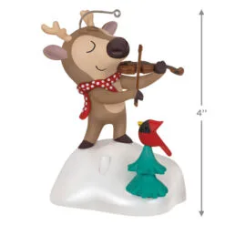 Hallmark Festive Fiddler Musical Ornament -Hallmark popular shop Reindeer Playing Violin Musical Keepsake Ornament 2199QGO2937 03