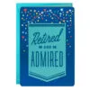 Hallmark 16" Retired And Admired Jumbo Retirement Card With Banner -Hallmark popular shop Retired Admired Retirement Card 1299CBG3022 01