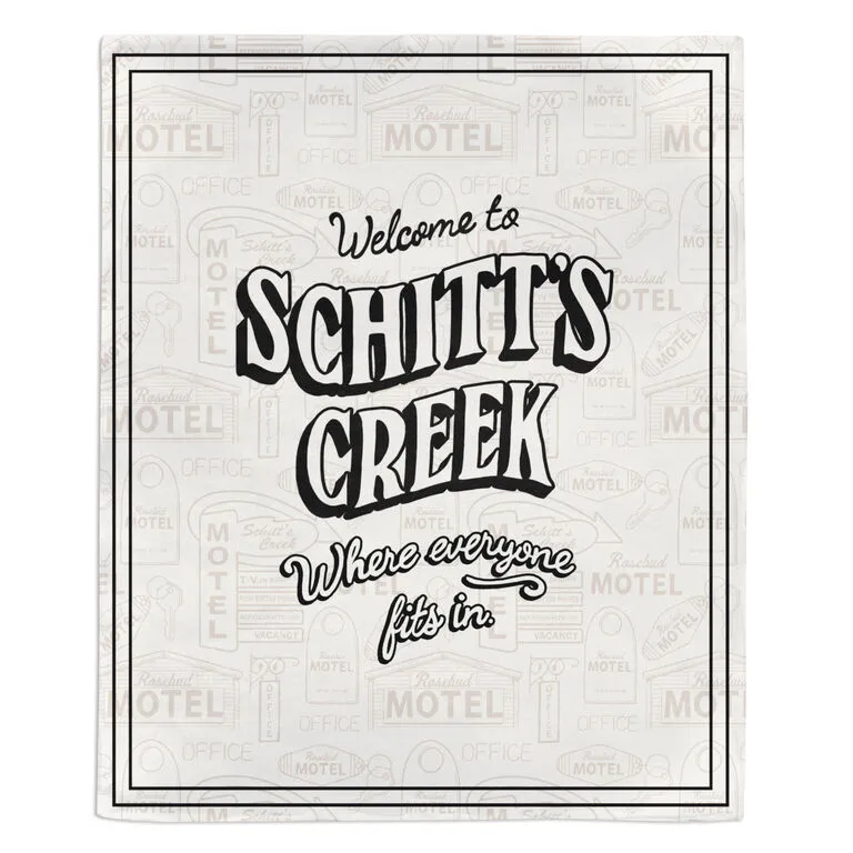 Hallmark Schitt's Creek® Everyone Fits In Blanket 3 Hallmark Schitt's Creek® Everyone Fits In Blanket