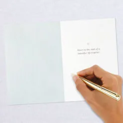 Hallmark Happily Ever After Quilled Paper Handmade Wedding Card -Hallmark popular shop Script Letters Quilled Paper Handmade Wedding Card 1299LAD9615 06