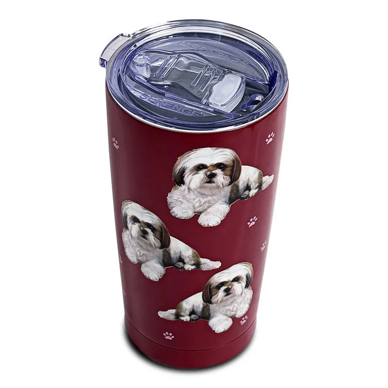 E&S Pets Shih Tzu Stainless Steel Tumbler, 20 Oz. 4 E&S Pets Shih Tzu Stainless Steel Tumbler, 20 Oz. - Image 2