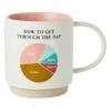 Hallmark Get Through The Day Pie Chart Funny Mug, 16 Oz. -Hallmark popular shop Shoebox Get Through the Day Pie Chart Funny Mug 1MUG3525 01