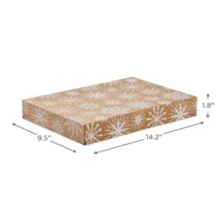 Hallmark Snowflakes And Stripes 12-Pack Designed Brown Shirt Boxes -Hallmark popular shop Snowflakes and Stripes 12Pack Designed Shirt Boxes 5XBC1123 03