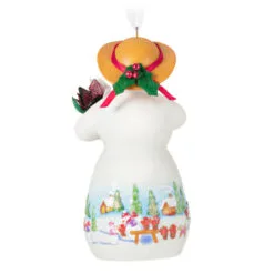 Hallmark Snowtop Lodge Terran S. Gardner Porcelain Ornament -Hallmark popular shop Snowman with Flower Pot Keepsake Ornament 2299QXR8119 06