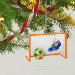 Hallmark Soccer Star 2023 Ornament 9 Hallmark Soccer Star 2023 Ornament -Hallmark popular shop Soccer Goal Shoes and Ball Keepsake Ornament 1399QGO2689 02