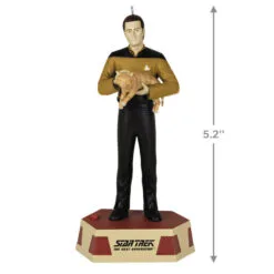 Hallmark Star Trek™: The Next Generation Data's Ode To Spot Ornament With Sound -Hallmark popular shop Star Trek Data With Cat Keepsake Ornament 2299QXI7029 03