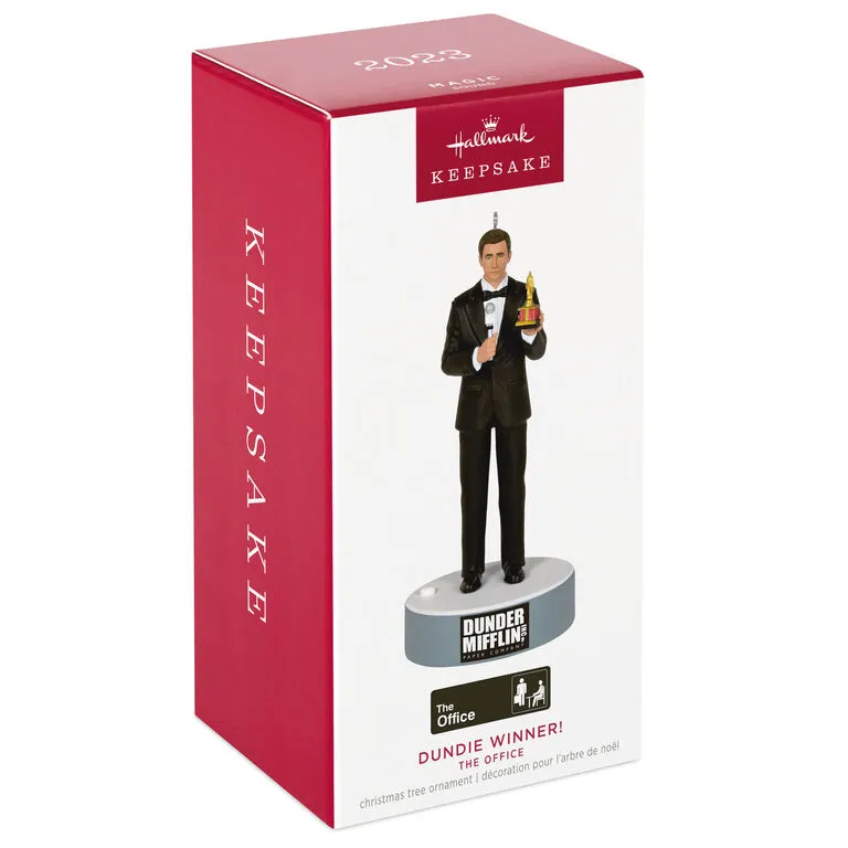 Hallmark The Office Dundie Winner! Ornament With Sound 6 Hallmark The Office Dundie Winner! Ornament With Sound - Image 4