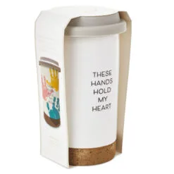 Hallmark These Hands Hold My Heart Ceramic Travel Mug, 12.5 Oz. 11 Hallmark These Hands Hold My Heart Ceramic Travel Mug, 12.5 Oz. -Hallmark popular shop These Hands Hold My Heart Travel Mug With Paints 1BBY4852 05