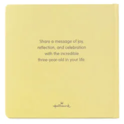 Hallmark Three Is Awesome! Birthday Book -Hallmark popular shop Three Is Awesome Birthday Book 1BOK1518 02