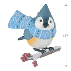 Hallmark Cozy Critters Ornament -Hallmark popular shop Tufted Timouse in Scarf Keepsake Ornament 1499QXR8019 03