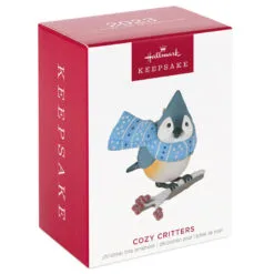 Hallmark Cozy Critters Ornament -Hallmark popular shop Tufted Timouse in Scarf Keepsake Ornament 1499QXR8019 04