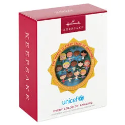 Hallmark UNICEF Every Color Of Amazing Papercraft Ornament -Hallmark popular shop UNICEF Children of World Keepsake Ornament 1999QXI7497 04