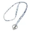 Vera Bradley Lanyard In Perennials Gray -Hallmark popular shop Vera Bradley GrayNavy Floral Print Lanyard 2814515290 01