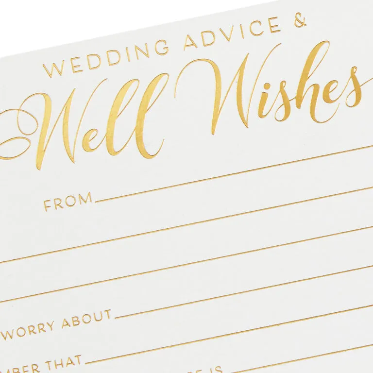 Hallmark Wedding Advice And Well Wishes Note Cards, Pack Of 24 5 Hallmark Wedding Advice And Well Wishes Note Cards, Pack Of 24 - Image 3