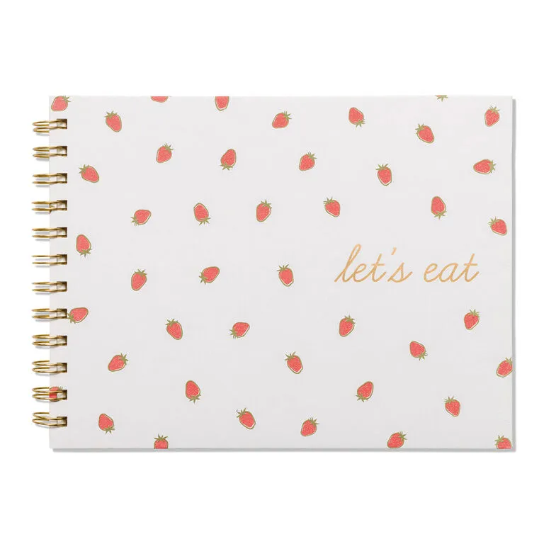 DesignWorks Ink Strawberries Meal Planner With Grocery Checklists 3 DesignWorks Ink Strawberries Meal Planner With Grocery Checklists