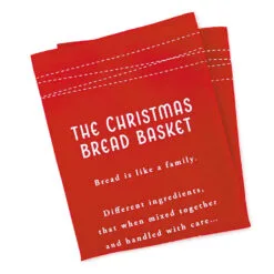 Demdaco Christmas Bread Basket And Tea Towel, Set Of 2 -Hallmark popular shop White Ceramic Bread Basket and Red Tea Towel 2020210677 03