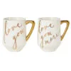 Hallmark Love You And Love You More Mugs, Set Of 2 -Hallmark popular shop White and Gold Love You and Love You More Mugs 1ERL1194 01