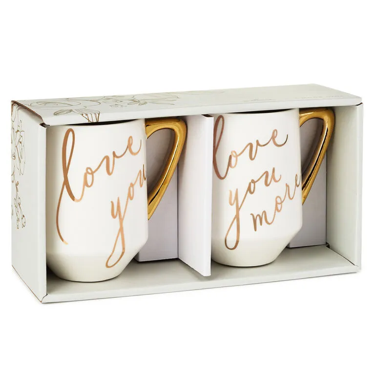 Hallmark Love You And Love You More Mugs, Set Of 2 5 Hallmark Love You And Love You More Mugs, Set Of 2 - Image 3