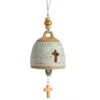 Demdaco Faith Inspired Bell -Hallmark popular shop WhiteGold Ceramic Bell Decoration With Cross 1005000537 01