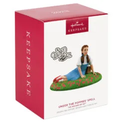 Hallmark The Wizard Of Oz™ Under The Poppies' Spell Ornament -Hallmark popular shop Wizard of Oz Dorothy in Poppies Keepsake Ornament 2199QXI6107 04