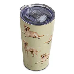 E&S Pets Yellow Labrador Stainless Steel Tumbler, 20 Oz. 5 E&S Pets Yellow Labrador Stainless Steel Tumbler, 20 Oz. -Hallmark popular shop Yellow Labrador Dogs on Tan Stainless Steel Tumbler 11520 02