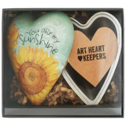 You Are My Sunshine Art Heart Trinket Box, 3.5" -Hallmark popular shop You Are My Sunshine HeartShaped Trinket Box 1003480304 02
