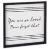 Hallmark You Are So Loved Framed Quote Sign, 12x12 -Hallmark popular shop You Are So Loved Linen and Wood Quote Sign 1SNN1031 01