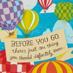 Hallmark 16" Hot Air Balloons Pop-Up Jumbo Goodbye Card 15 Hallmark 16" Hot Air Balloons Pop-Up Jumbo Goodbye Card -Hallmark popular shop Youll Be Missed Balloon Goodbye Card 1499CBG1018 05