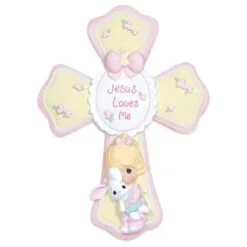 Precious Moments® Jesus Loves Me Cross For Girl