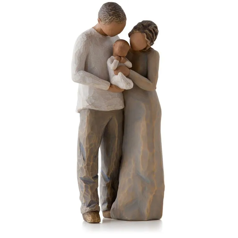 Willow Tree® We Are Three New Family Baby Figurine 3 Willow Tree® We Are Three New Family Baby Figurine