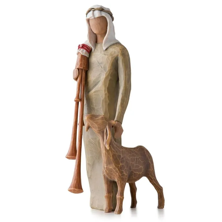 Willow Tree® Zampognaro Shepherd With Bagpipe Nativity Figurine 3 Willow Tree® Zampognaro Shepherd With Bagpipe Nativity Figurine